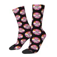 Otori Emu Pink Project Sekai Emu Otori Unisex Winter Socks Running Happy Socks street style Crazy Sock