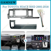 10 Inch Car Frame Fascia Adapter For Toyota Hiace RHD 2005-2018 Android Big Screen Audio Dash Fitting Panel Kit
