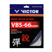VICTOR 高彈羽拍線-銳-盒-日製 羽球線 勝利 VBS-66N-B-10 SETS 寶石藍