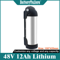 Great 12Ah 48V Lithium Ion Battery 48V Water Bottle Battery Electric Bicycle Bike 250W Moteur Ebike 500W 48V 12Ah BMS + Charger