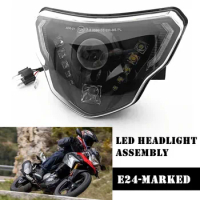 Emarked LED Headlights For BMW G310GS G310R G 310 GS R 310GS Motorcycles Head Lights With Devil eyes Assembly Kit