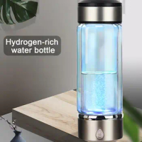 Hydrogen Rich Water Bottle Efficient Hydrogen Water Generator Portable Rechargeable Hydrogen Water Generator Glass Drinking Cup