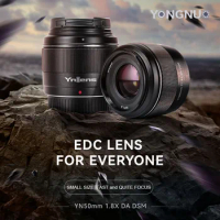 YONGNUO YN50mm F1.8X DA DSM Autofocus Camera Lens for Fujifilm X Mount APS-C Frame Microcamera XT1 XT10 XT20 XT100 XA10 XA5 XT2