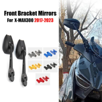 New Motorcycle Side Mirror Support Stand Forward Moving Bracket For YAMAHA X-MAX300 X-Max 300 XMAX300 XMAX 300 2017-2023