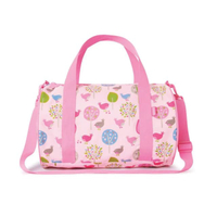 กระเป๋าสัมภาระพร้อมสายสะพายไหล่ Duffle Bag - Chirpy Bird (Pink)