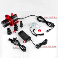 controllable Dc 24v mute Aquarium Water Pump variable frequency Submersible brushless water pump high lift big flow fish tank