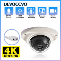 4K POE 8MP IP Camera Outdoor Waterproof External CCTV Security-Protection Explosion-Proof Dome Network Surveillance IP Camera