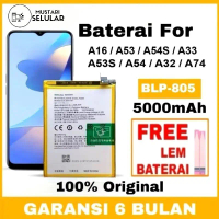 Mustari Selular Baterai BLP-805 5000mAh untuk A16/A53/A54S/A33/A53S/A54/A32/A74 100% Original Garans