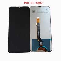 1Pcs For Infinix Hot 11 X662 LCD Display Touch Screen Digitizer Assembly + Frame For Infinix Hot 11 Play X688/ Hot 11S X6812