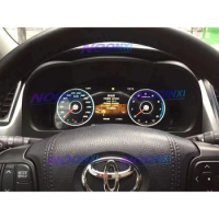 For Toyota Highlander 2014 -2019 IPS LCD Speedometer Car Digital Dashboard Car Accessory Electronics Display Car Radio Unit 12,3
