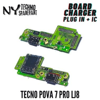NY BOARD CHARGER + IC TECNO POVA 7 PRO LJ8 PLUG IN FLEXI CHARGER