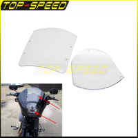 Quarter Fairing Swap Out Screen Front Headlight Fairing Windshield Replacement Windscreen for Harley Dyna Sportster XL 883 1200
