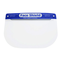 【小婷電腦】FS-03可調節透明安全防護面罩 防飛沫噴濺 高度透明 親膚海綿 加大面罩 面具 全臉防護 20入