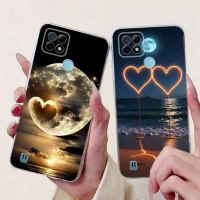 Ốp Realme C21Y, Silicon Mềm, Ốp Cô Gái Hoạt Hình Dễ Thương, Thiết Kế Ngầu, Chống Sốc, Thích Hợp Cho