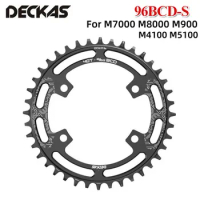 Deckas 96bcd Round Mtb chainring Bicycle Bcd 96Mm 40/42/44/46/48/50T Crown Plate Parts For M7000 M8000 M4100 M5100 Crank