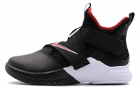 NIKE LEBRON SOLDIER XII EP BLACK UNIVERSITY RED WHITE