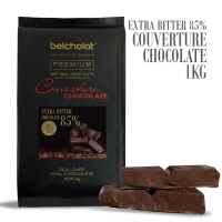 Socola đen couverture Belcholat Extra Bitter 85% ít đường dùng cho Khách sạn, Nhà bánh, quán cà phê