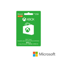 【Microsoft 微軟】GC-Xbox 禮物卡 $250 數位下載版(購買後無法退換貨)