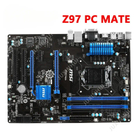 Papan Induk Desktop PC MATE, MSI Z97, Model Baharu, Z97 GAMING3 DDR3, LGA 1150, Memori 32GB, USB3.0,