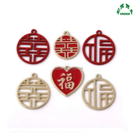 Chinese Charms Fontune Charms for Jewelry making 25mm 10pcs Enamel Charms Pendant Metal Charms Red Charms for Bracelets