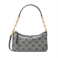 精選★TORY BURCH T MONOGRAM 提花肩背包女士單肩包斜挎包 85137 (預購)~【購物節★菲尼斯 國際精品3折起 春夏新品 換季下殺】