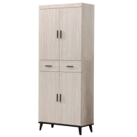 【Hampton 漢汀堡】伊琳系列白橡色3×6尺鞋櫃(鞋櫃/櫃子/置物櫃)