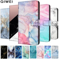 Marble Leather Flip Case For Realme 12 Pro+ Plus 5G Wallet Phone Case for Realme 12 Pro 5G Stand BOOK Cover Bags Realme 12Pro +