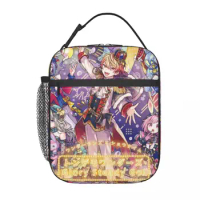 Anime Otori Emu Insulated Lunch Bag for Women Leakproof Cooler Thermal Bento Box Office Picnic Travel