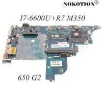 CIRCUS-6050A2723701-MB-A02 840713-001 840713-601 For HP ProBook 650 G2 Laptop Motherboard I7-6600U CPU+R7 M350 GPU