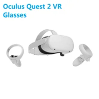 2022 New Gaming Oculus Quest 2 VR Glasses Advanced All In One Virtual Reality Display Panoramic Somatosensory Game 128 /256GB
