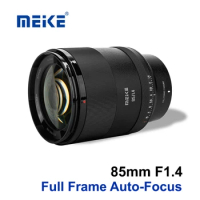 MEKE 85mm F1.4 Full Frame Portrait Camera lens Auto-Focus Fixed Len for Sony FE Nikon Z Mount Camera
