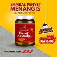 [BEST SELLER] Sambal Penyet Menangis 180g by Sambal Mr.Melting