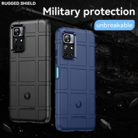 Rugged Shield Armor Case For Xiaomi Mi Poco M4 Pro 5G Back Cover Shockproof Silicone Funda Mi Poco M3 X3 Pro NFC GT F3 Case Capa