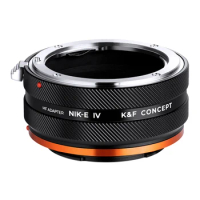 K&amp;F Concept Nik-E Nikon F AI Mount Lens to Sony E FE Mount Cameras Adapter Ring for Sony A6400 A7M3 A7R3 A7M4 A7R4