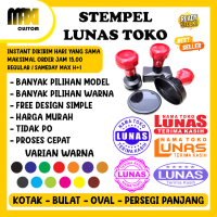 STEMPEL LUNAS TOKO / STEMPEL CUSTOM MURAH LUNAS / STEMPEL DESIGN LUNAS