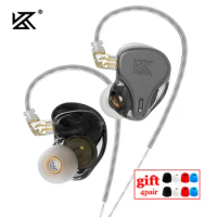 KZ × HBB DQ6S In-Ear Earphone Bass Metal Headset HiFi Music Monitor Headphones ZEX PRO EDX PRO ZSX ZSNPRO ZS10PRO AS12 AS16 EDS