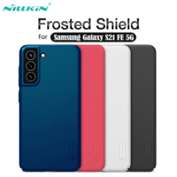 For Samsung Galaxy S21 FE 5G Case Nillkin Super Frosted Shield Hard PC Protector Back Cover For Samsung S21 Ultra S21 Plus 5G