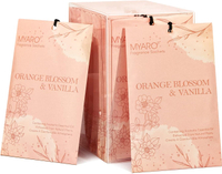 MYARO 12 Packs Orange Blossom and Vanilla Scented Sachets for Drawer and Closet Fresh Scents, Air Fr