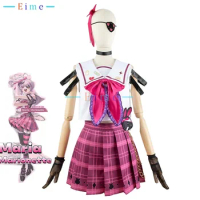 Maria Marionette Cosplay Costume Women Cute Sailor Dress Suit Top Skirts Halloween Party Uniforms Vtuber Cosplay Custom Made