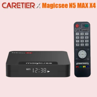 Magicsee N5 MAX Amlogic S905X4 Quad-core TV BOX Android 11 Mali-G31 MP2 Set Top Box 2.4G 5G WiFi BT4.2 100M 1000M USB 4K 1080P