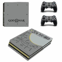 God of War PS4 Pro Stickers Play station 4 Skin Sticker Decal For PlayStation 4 PS4 Pro Console &amp; Controller Skins Vinyl
