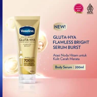 Vaseline Healthy Bright​ Gluta-Hyaluron Serum Burst Flawless Bright UV Lotion [200 mL]
