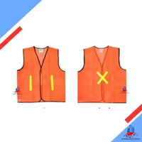 Rompi Jaring / Rompi Safety / Rompi Proyek / Rompi Tukang ORANGE