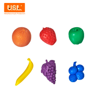 《台灣製USL遊思樂》教具 軟質藍莓水果模型組(6形,6色,36pcs) 小包裝  東喬精品百貨