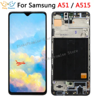 OLED For Samsung Galaxy A51 LCD with frame Digitizer Assembly For Samsung A51 Display A515 A515F A515F/DS,A515FD A515FN/DS
