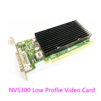 1PCS New LP low Profile Quadro NVIDIA NVS300 512M DDR3 PCIE NVS 300 Graphics Video Card with DMS59 C