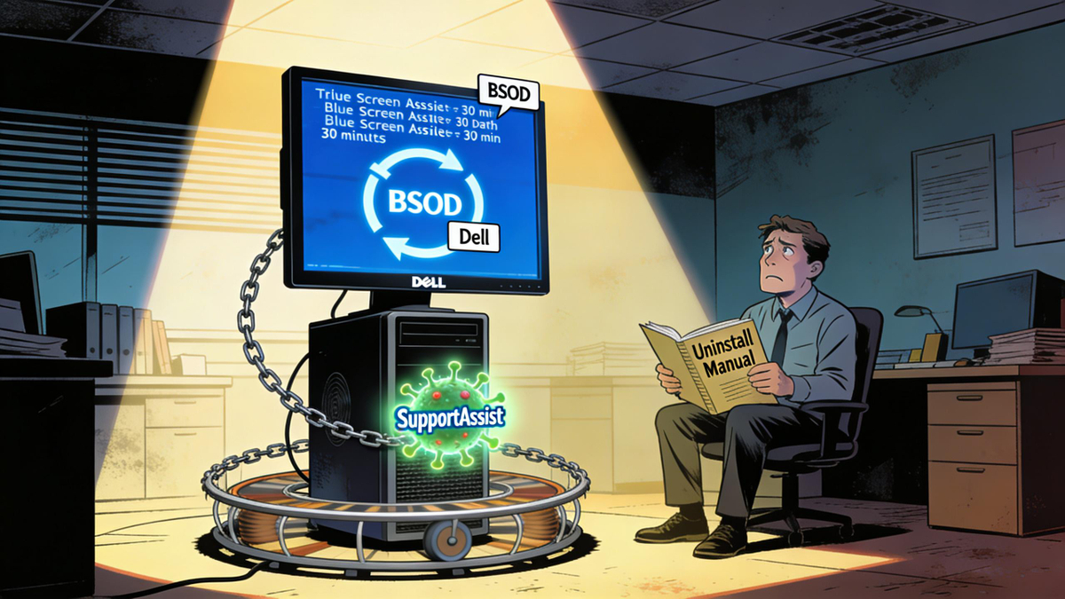 Dell SupportAssist Update Triggers BSOD and Reboot Loops on PCs—Again ...