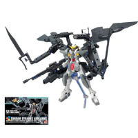 Bandai Gundam Model Kit Anime Figure HGBF 1/144 GN-002 Gundam Dynames Arm Arms Genuine Model Action Toy Figure Toys for Children