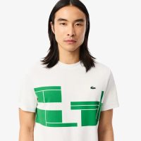【LACOSTE】男裝-Lacoste Tennis x Novak Djokovic短袖T恤(白色)