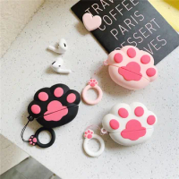 Cute Cat Paw Animal Case for AirPods 2 Case Cute Cover for AirPods Pro Case Cover for AirPods 2 Cover Silicone Protection